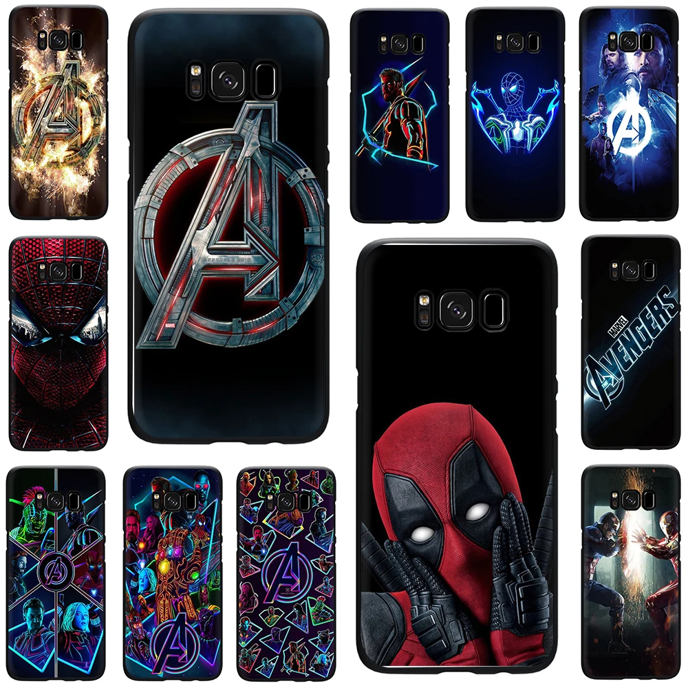 

Marvel Superheroes The Avengers Silicone phone case for Galaxy S6 S7 Edge S8 S9 S10 Plus S10e Note 8 9 J6 A6 Plus A8 A9 2018