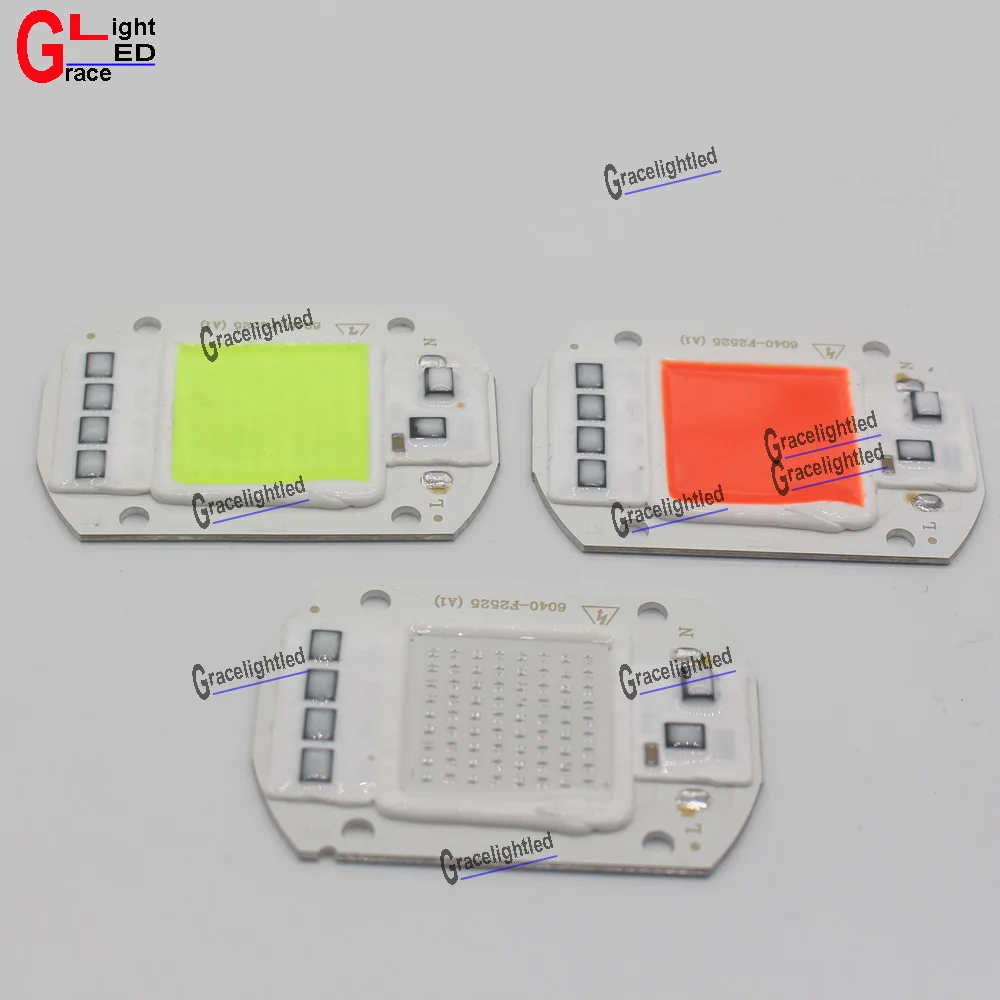 Красный зеленый синий 20 Вт 30 50 220 В LED COB Smart IC драйвер подходит для DIY лампы | Лампы и