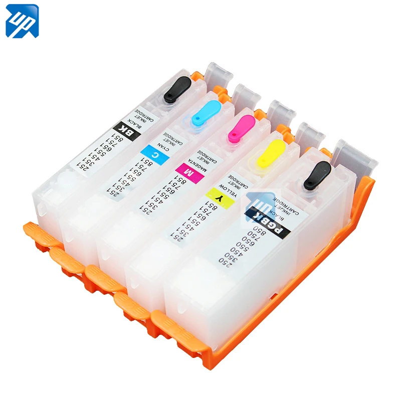 5 шт. PGI 750 CLI 751 для canon IP7270 MG5470 MX727 MX927 MG5570 MG5670 MG6470 IX6770 IX6870 MG6700 многоразового