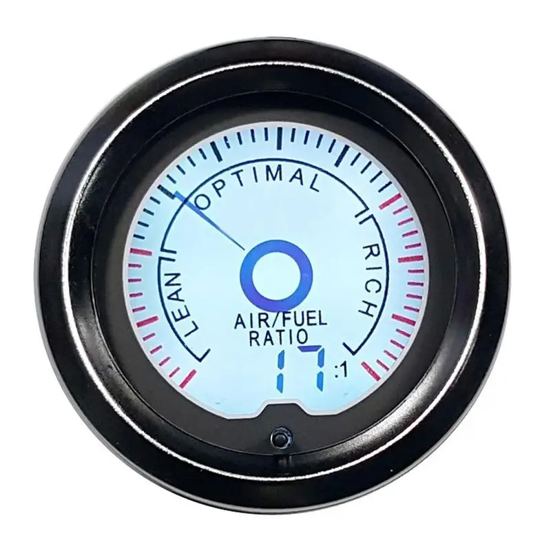 Oil Pressure Gauges 52mm Boost gauge psi VacuumWater temp/Oil temp/Voltmeter/Tachometer RPM Car Gauge fuel meter auto sensor - Цвет: air fuel ratio