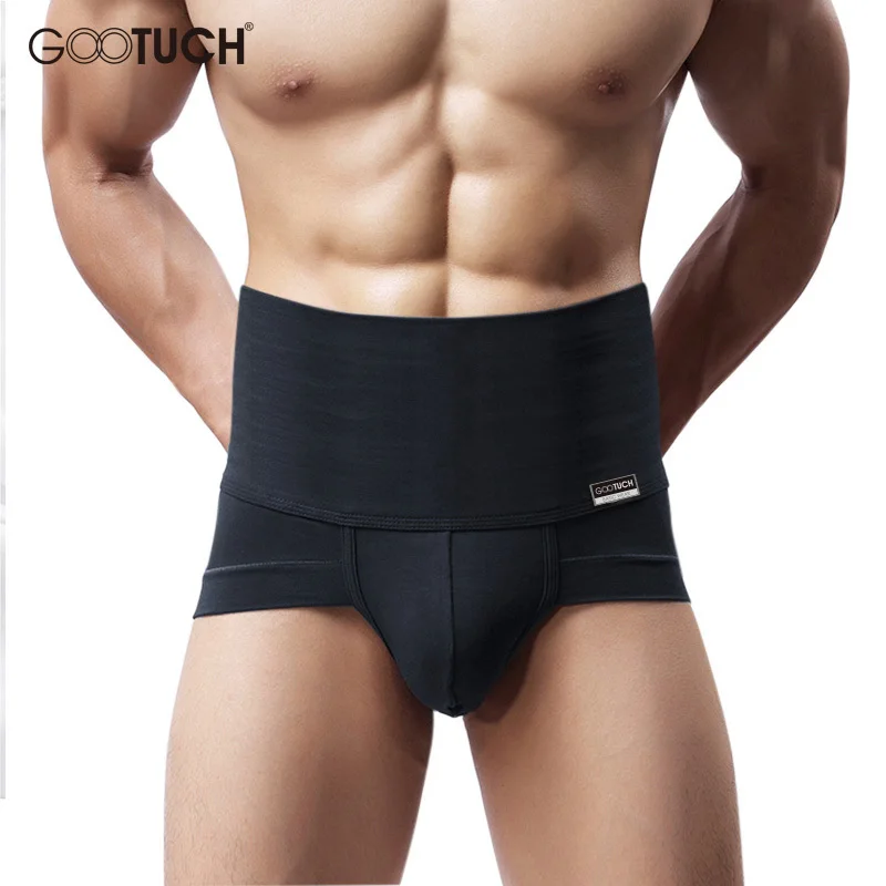GOOTUCH Men Compression Shorts Briefs Base Layer Tight Stomach Shapers
