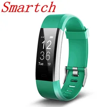 Smartch ID115 плюс умный Браслет монитор сердечного ритма активности фитнес-браслет трекер Reloj Интеллектуальный умный браслет часы PK Mi