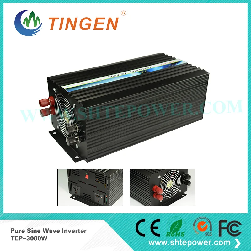 

dc to ac pure sine wave inverter 3kw,12v 24v to 110v 220v power converter