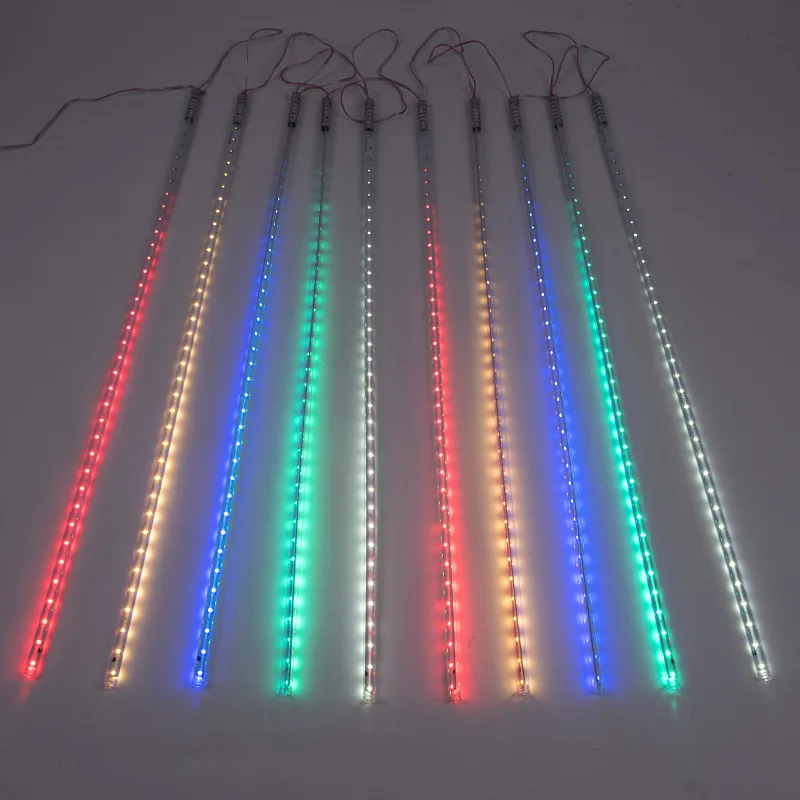 80cm 10Tubes LED Meteor Lights Rain Drop Shower Tree Lamp AC85 265V LED