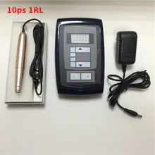 Электрическая ручка для татуажа бровей блок питания 10 ps 1RL Золотая Роза постоянный макияж машина комплект для губ подводка для глаз бровей