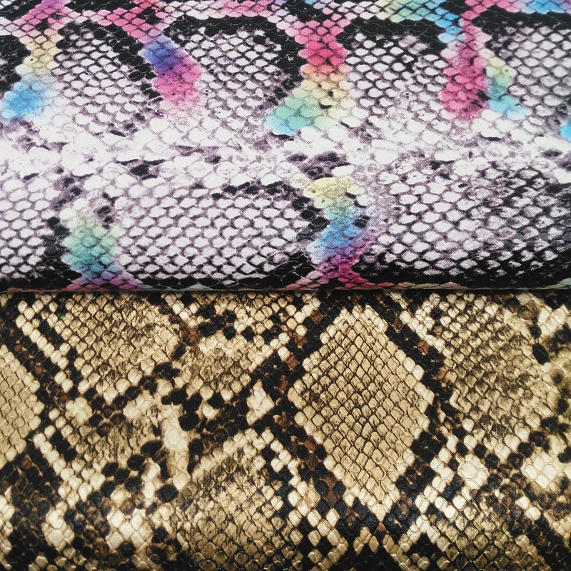

1PCS A4 SIZE 21X29cm Alisa Glitter Vinyl For Bows, Embossed Python Leather Fabric for Bow DIY J60B