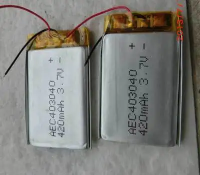 Supply lithium polymer battery PL403040 3.7V 420MAH | Электроника
