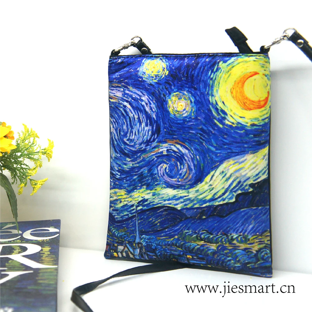 Sunflowers The Starry Night JIESMART очень легкие супер дизайнерские сумки через плечо без