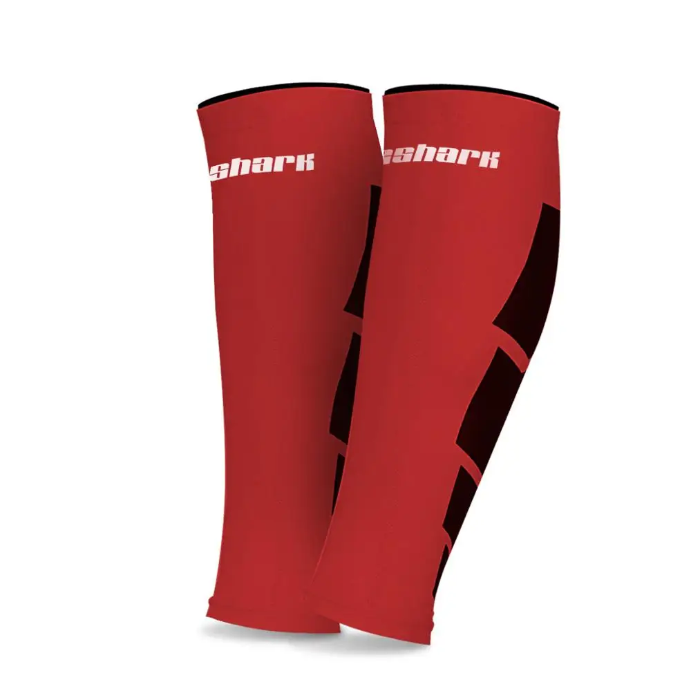 Солнцезащитные очки для велоспорта, Баскетбол гетры для бега с длинным рукавом Велоспорт Гетры Компрессионные носки Для мужчин Для женщин бегунов голени щиток, для Протеза Ноги Рукав - Цвет: Красный