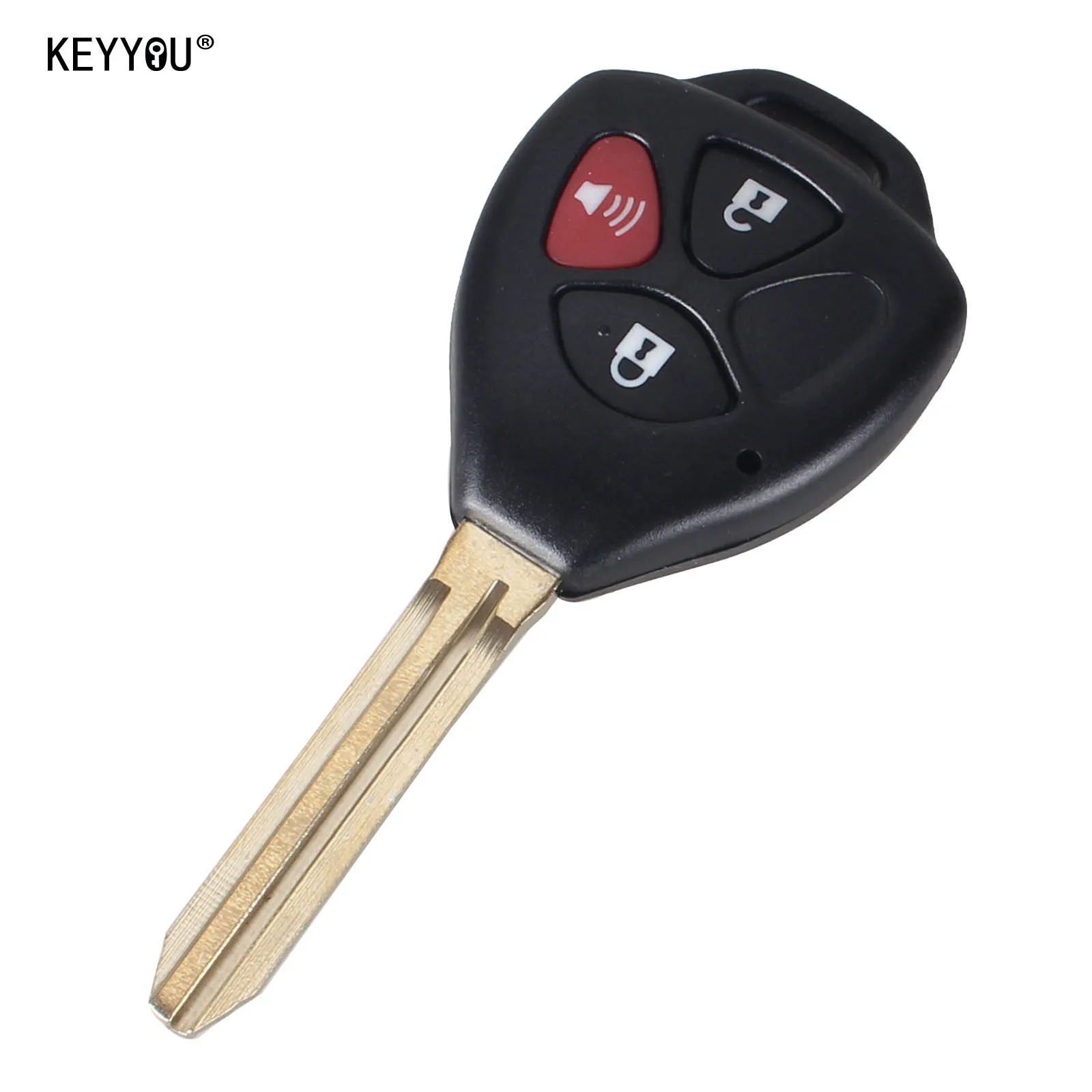 Prix pour KEYYOU 10 pcs/lot Cas Principal À Distance Sans Clé 3 Boutons Shell Fit Pour Toyota 4 Runner RAV4 Yaris Key Case Cover Prix pour KEYYOU 10 pcs/lot Cas Principal À Distance Sans Clé 3 Boutons Shell Fit Pour Toyota 4 Runner RAV4 Yaris Key Case Cover