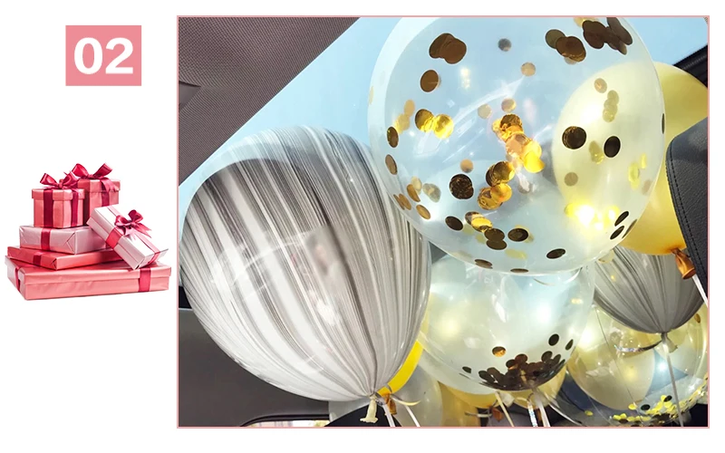 Воздушный шар "Конфетти" 24/36 Дюймов прозрачный воздушный шар из латекса для свадьбы, годовщины, дня рождения вечерние украшения гелий Свадебные украшения