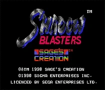 Shadow Blasters 16 bit MD игровая карта для sega Mega Drive для Genesis