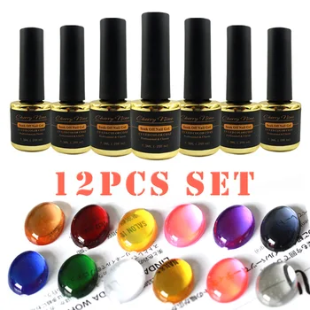 

12Pcs Glass Gel Set 7ml Transparent Texture Of UV Gel Soak Off Gel Nail Polish Varnish Lacquer Special Coloured Glaze Manicure