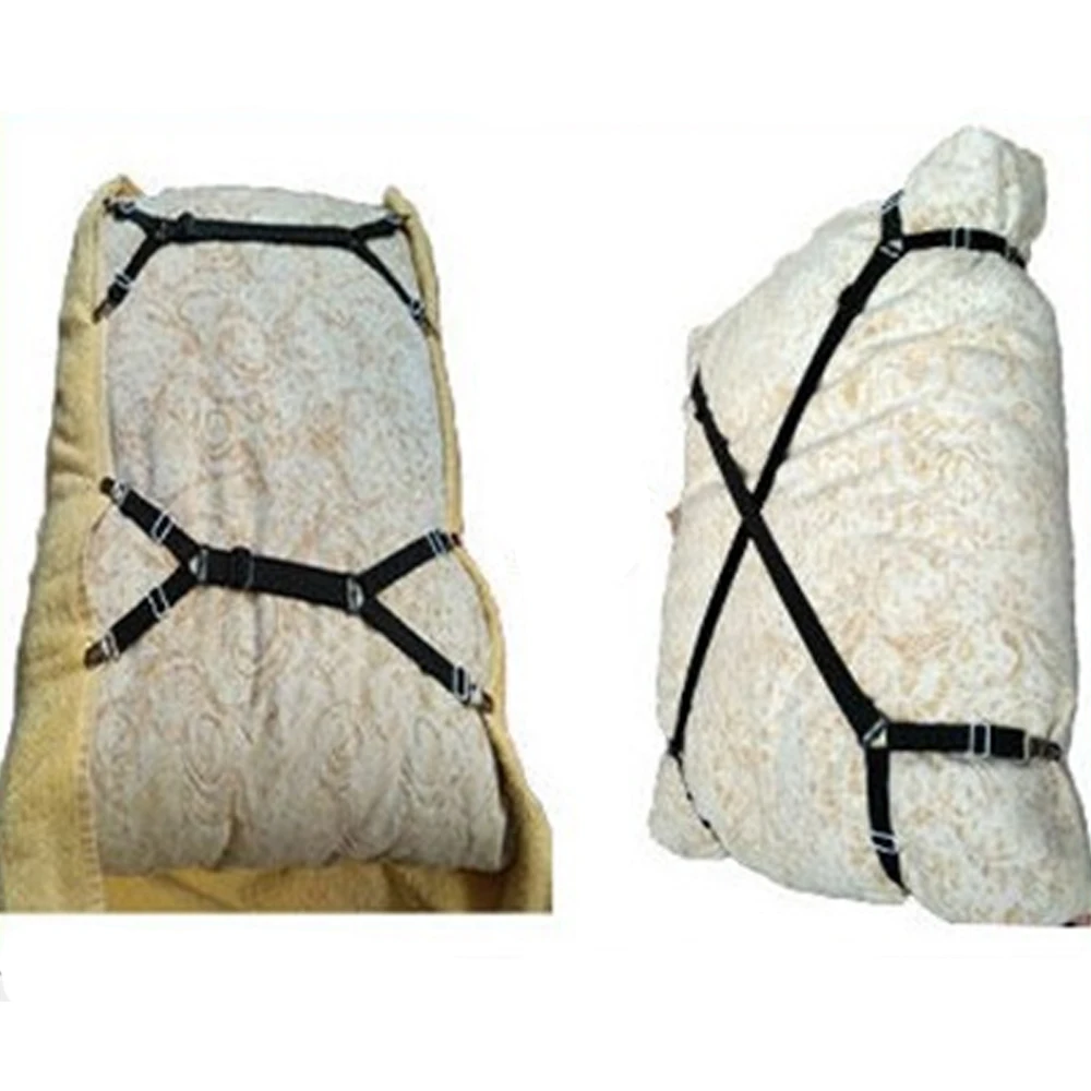 

Bed Fitted Fasteners Clips Suspenders Straps Sheet Crisscross Adjustable Suspenders Gripper Holder Fastener Clips Kit