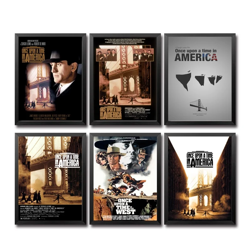 

Once Upon a Time in America Movie Poster Wall Art Wall Decor Silk Prints Art Poster Paintings for Living Room