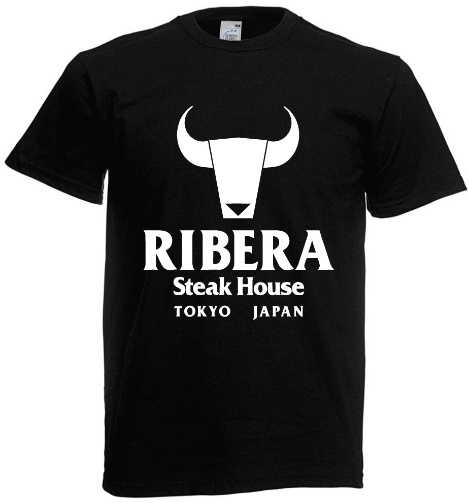Новые мужские классические RIBERA STEAK HOUSE T-Shirt M/F-NJPW новые японские Профессиональный