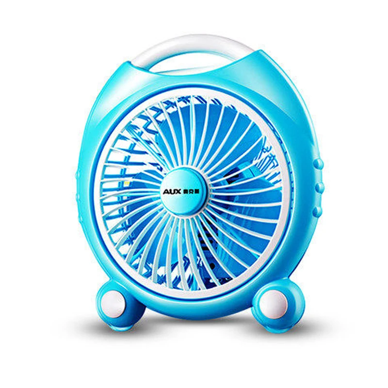 AUX Electric fans Wind Machine 2 level Speed Setting Small Fan for