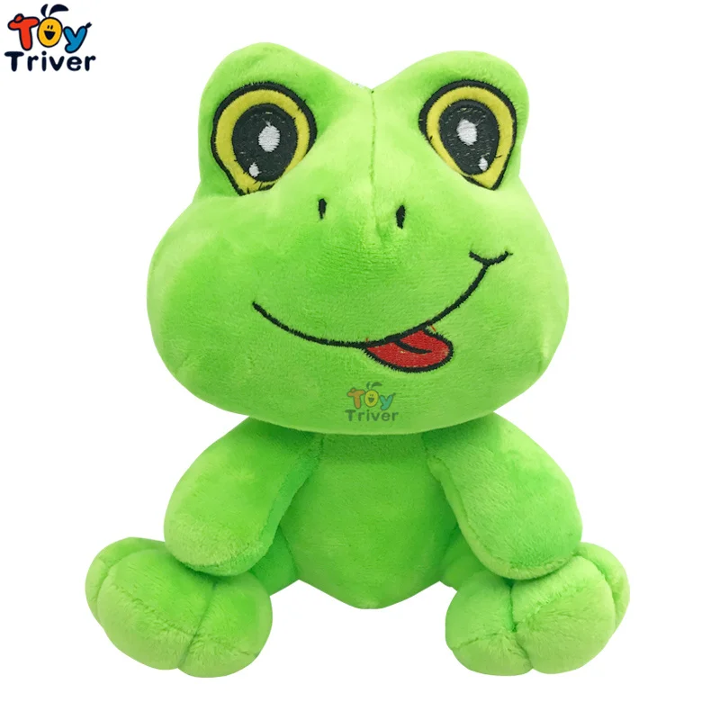 

Simulation Plush Green Frog Toy Stuffed Animal Frogs Doll Baby Kids Children Birthday Gift Home Shop Decor Craft Pendant Triver