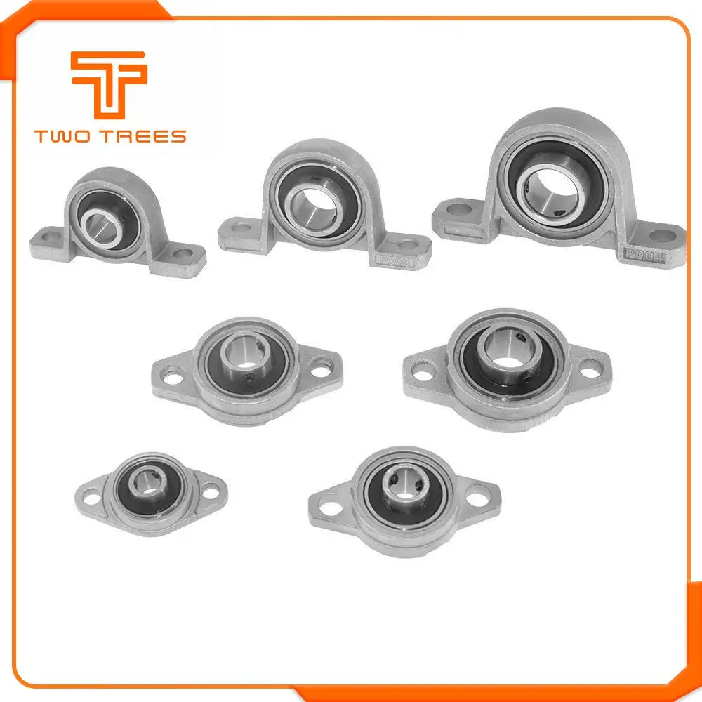 KP08 KFL08 Lead Screw Support Diameter 8mm Zinc Alloy Bore Ball Bearing