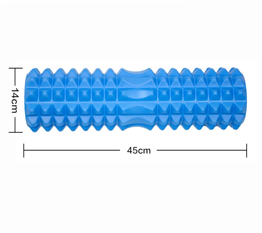 45*14 см высокая плотность Йога фитнес оборудование пена роликовые блоки для пилатеса фитнес гимнастические упражнения физио массажный ролик для йоги блок