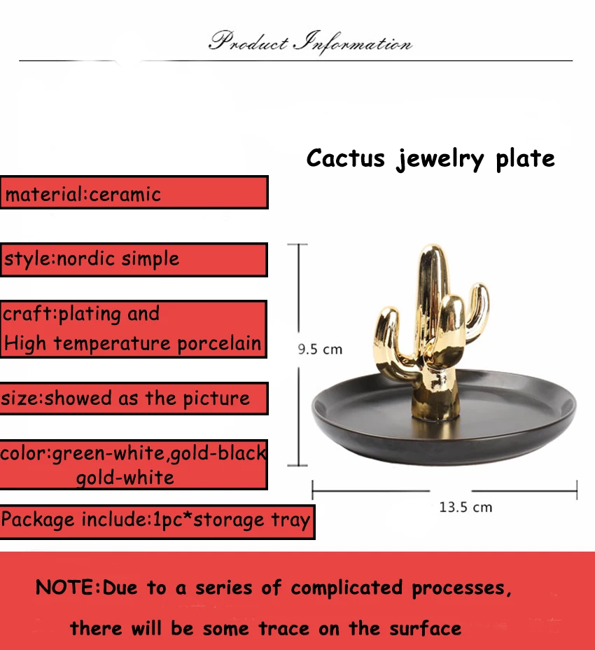 Кактус безделушка растительное блюдо украшения в форме кактуса в северном стиле Дисплей лоток для хранения ожерелье кольцо показ подставка для посуды держатель домашний декор