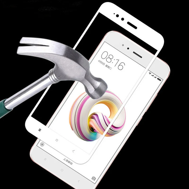 Для Xiaomi Mi A1 крышка для телефона из закаленного стекла которая полностью