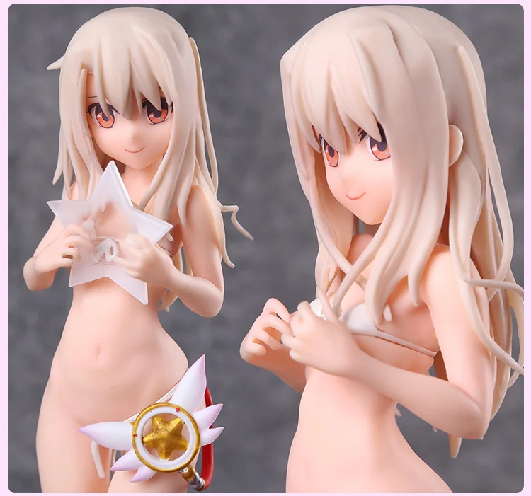 Судьба/Kaleid Liner Illyasviel и Chloe 1/7 Весы купальник Ver. ПВХ рис Коллекционная модель игрушки 21 см