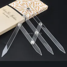 Лидер продаж года Новое поступление 10 шт./лот акриловые татуаж правитель, бровей Трафарет инструменты, соотношение делитель линейка для искусство татуировки