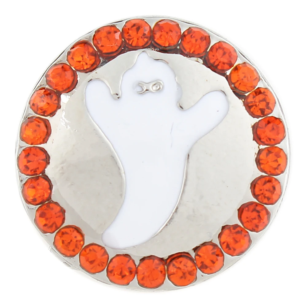 

Jayna Lee Halloween Ghost Snap Pops Fit Ginger Snaps Jewelry for women men gifts GJS1072