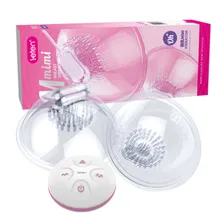 Leten Electric sucking vibrating Strong Suction Breast Pump vibrator Nipple Stimulator Sucker Pump Cups Adult Sex Toys For