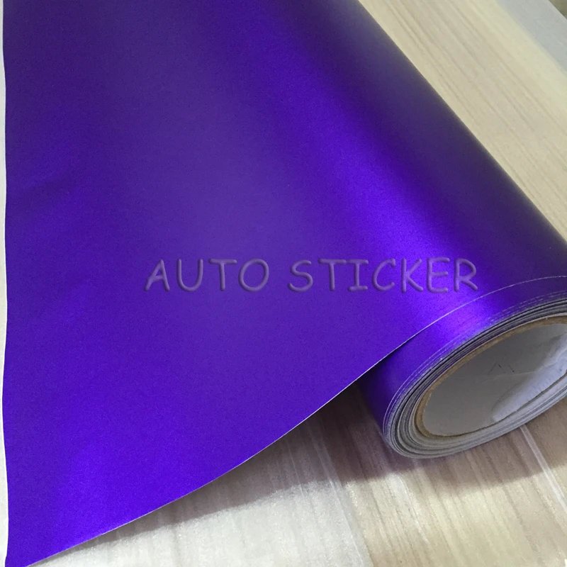purple matte metallic car vinyl wraps car sticker 5