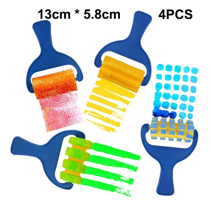 Креативные губки, кисти, забавные игрушки для рисования, для детей, сделай сам, пена, живопись, граффити, кисти, живопись, принадлежности, художественный набор, ремесла