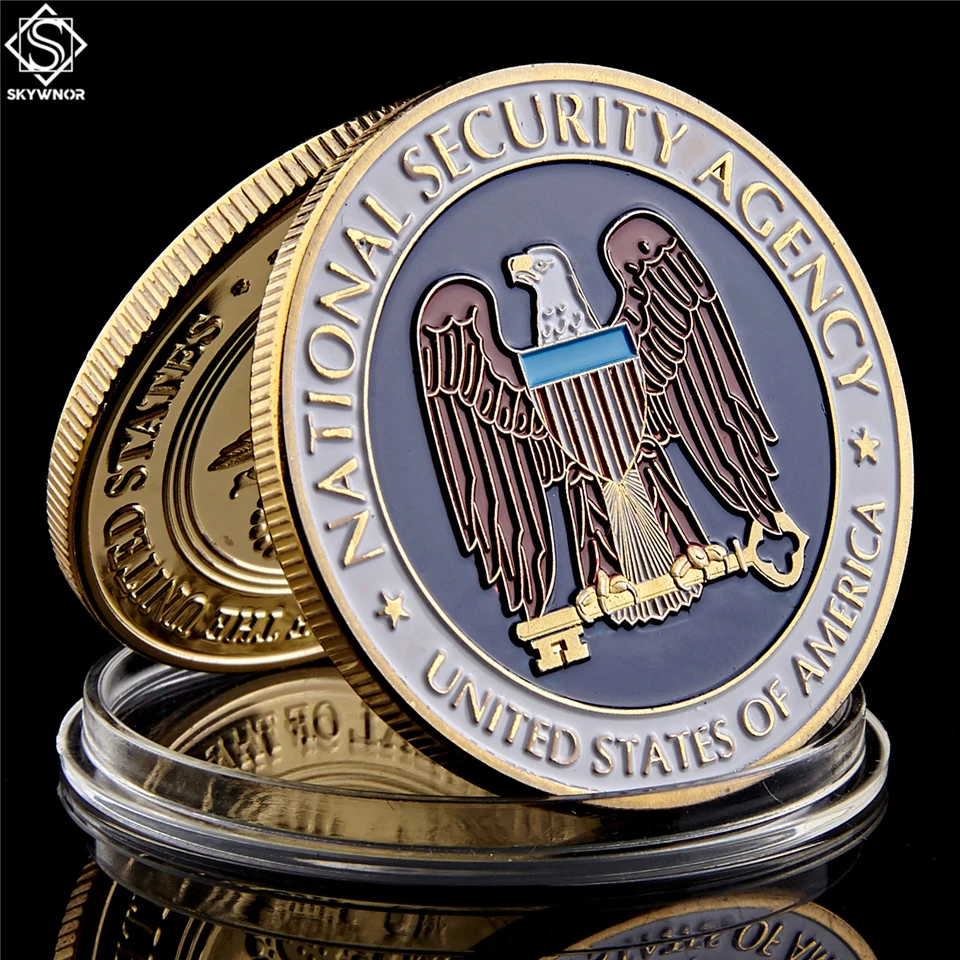 

USA Nation Security Agency Washington.D.C Gold Challenge Coin Online Collection