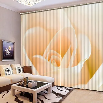 

NoEnName_Null 3D Luxury Blackout Curtains Lifelike Advanced 3D Window Curtains Bedroom Living Room Drapes Cortinas De Sala CL103