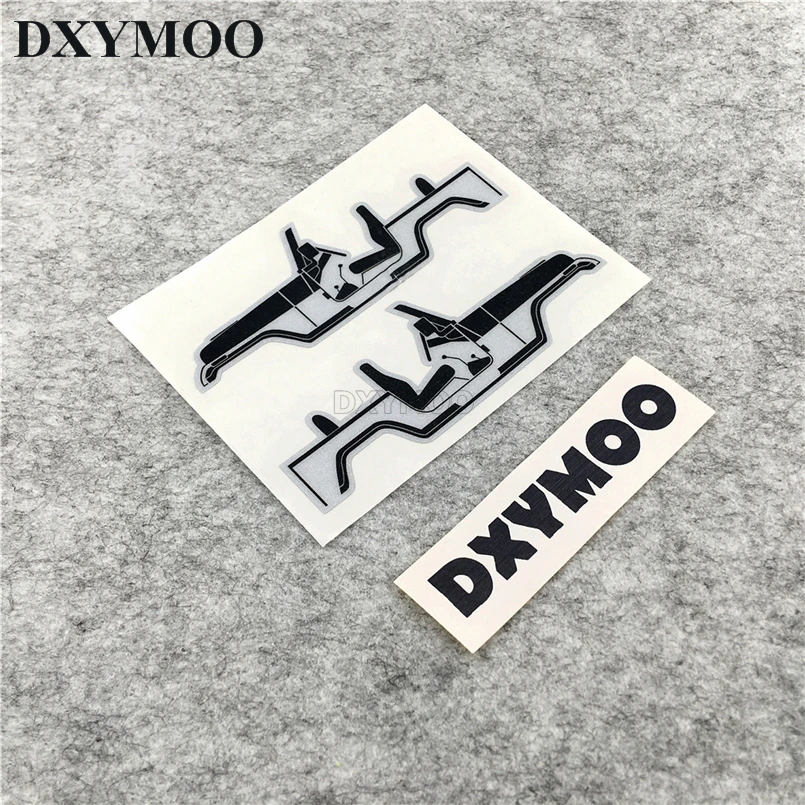

1 Pair Car Stickers SAHARA Desert SUV Motorcycle Auto Window Vinyl Decals Reflective 3M
