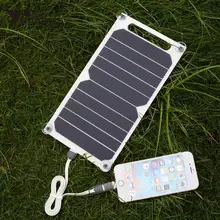 amzdeal 5V 5W Solar Power Charging Panel Travel Charger For Smart Phone Tablet Portable Mini Solar Panel DIY Power Supply Bank