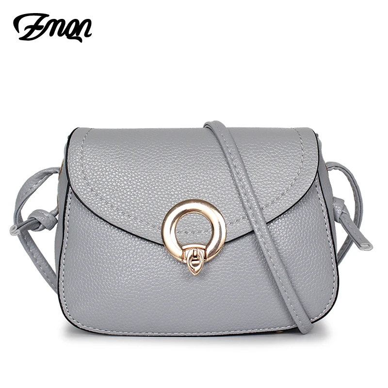 

ZMQN Women Messenger Bags Mini PU Leather Small Over Shoulder Crossbody Bags For Phone Girls 2018 Casual Cheap Bags Light A549