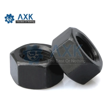 

100Pcs M2 M2.5 M3 M4 M5 DIN934 Black Oxide Carbon Steel Hex Nut Hexagonal Nut M2 M2.5 M3 M4 M5
