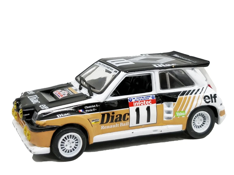 1:43 Norev Renault Turbo2 1982 гонка#11 литая модель автомобиля