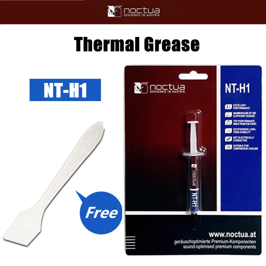 Noctua NT H1 CPU AMD Intel вентилятор радиатора процессора/термальный композитный