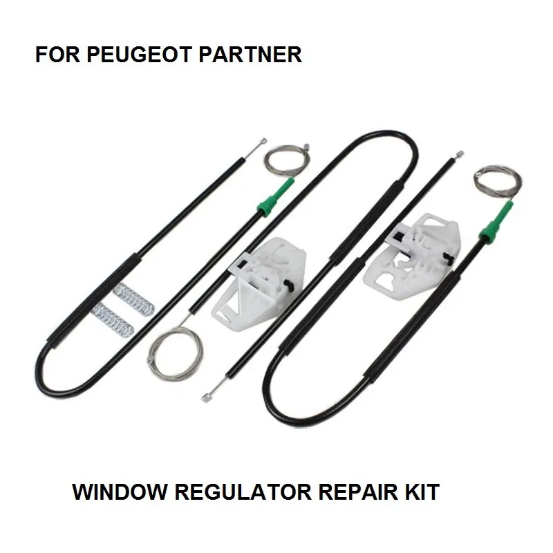 FOR PEUGEOT PARTNER ELECTRIC WINDOW REGULATOR REPAIR KIT 4/5 DOOR FRONT