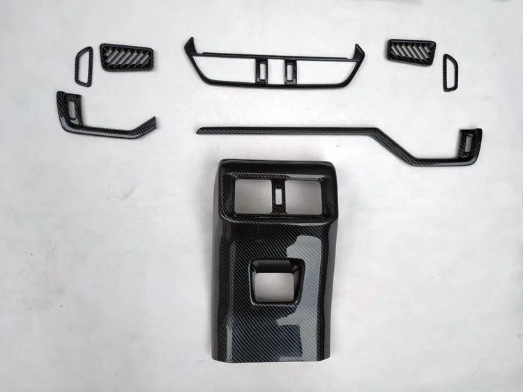 for toyota rav4 rav 4 xa50 2019 2020 Garnish Air Vent Trim Cover interior accessories parts plastic carbon fiber (16)