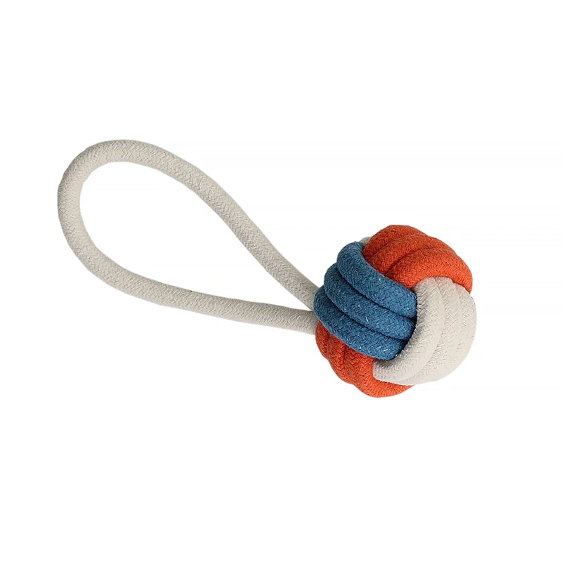 

Armi store Colorful Braid Resistant Bite Dog Toy Cotton Rope Ball For Toys Dogs 6181004 Pet Supplies