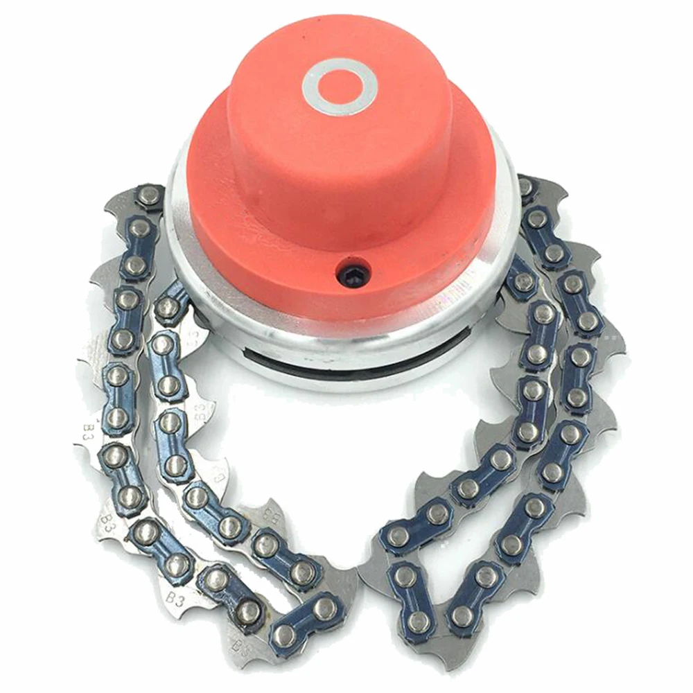 Hakkin Chain Trimmer Head Garden Grass Trimmer Lawn Mower Coil Brushcutter Gas Grass Cutter Tool