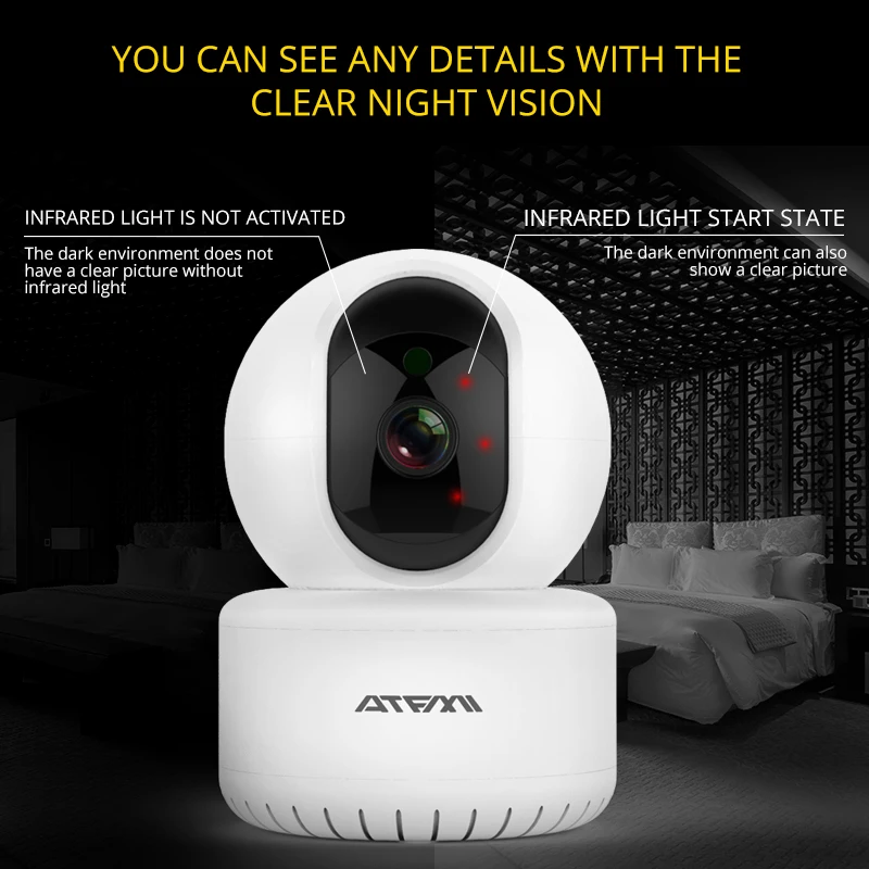 Ip камера Wi Fi охранное видеонаблюдение Lntelligent автоматическое слежение за