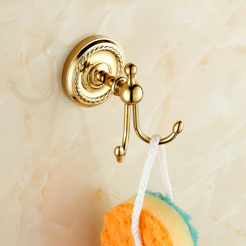 Free Shipping European Style Double Towel Holder Decorative Wall Hooks