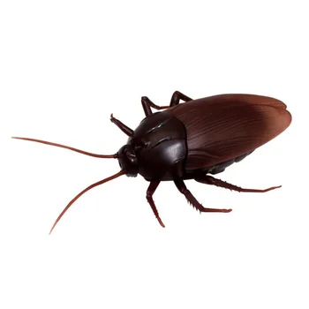 

New High Simulation Animal Model Luminous Eyes Infrared Remote Control Cockroach Spoof Tricky Toy Funny RC Scary Prank Model Toy