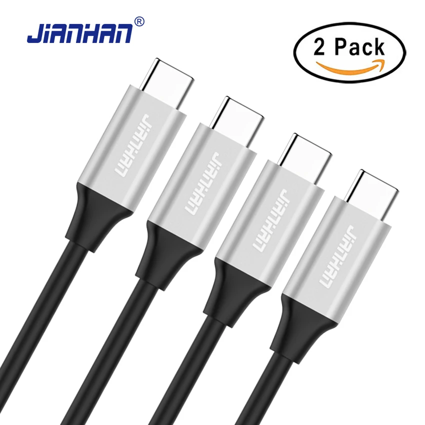 Кабель зарядный JianHan 3 А USB C на Type для Samsung Galaxy S9 1 | Электроника