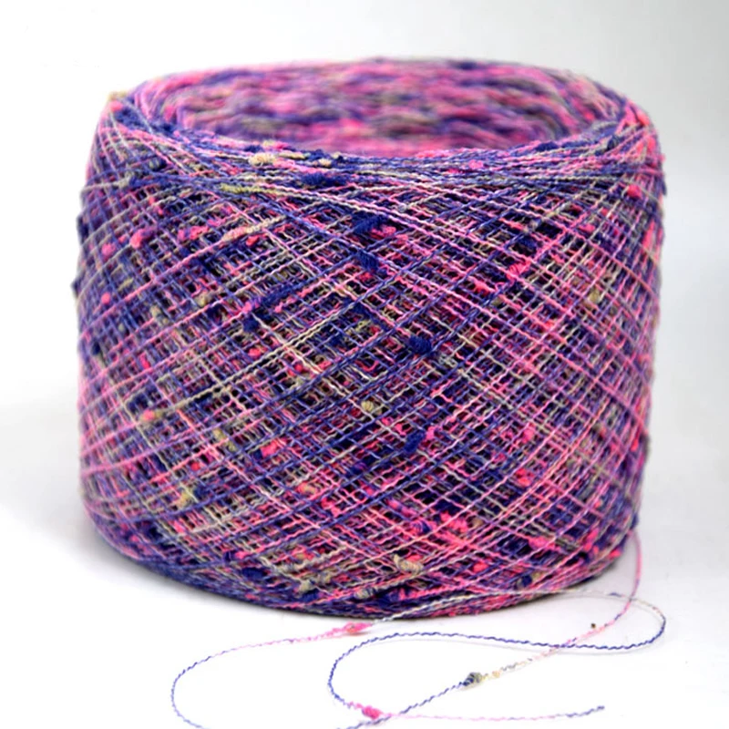 

2018 New arrival 250g Natural health Linen Cotton Fancy Yarn Unique Space dye Hand Knitting Crochet Thread, Z3904