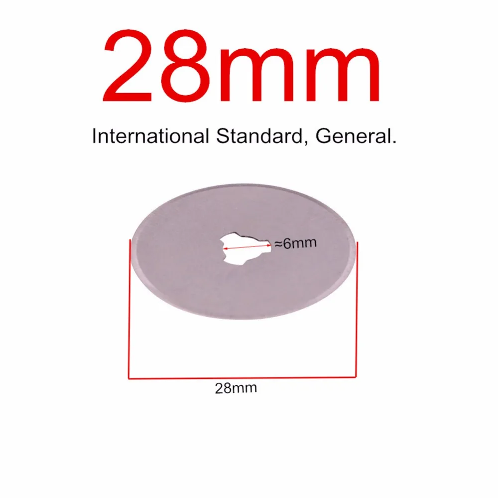 Lâminas de Retalhos Estofando para Olfa 45mm e 28mm Pces Cortador Giratório Tecido Couro Artesanato Circular Colth Corte Recarga Costura 40 10 40 pces 45mm e 28mm cortador giratório
